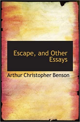 Escape, and Other Essays